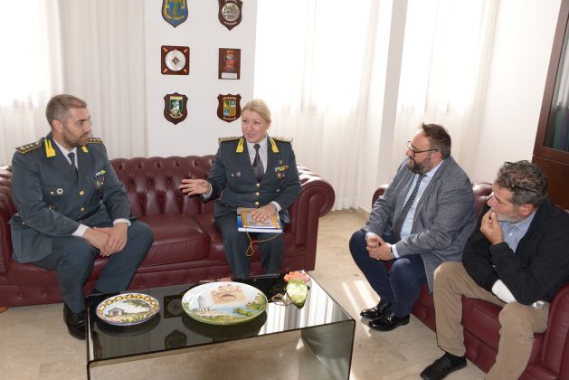 Il Presidente della Provincia di Lecce in visita al Comando Provinciale della Guardia di Finanza - Corriere Salentino