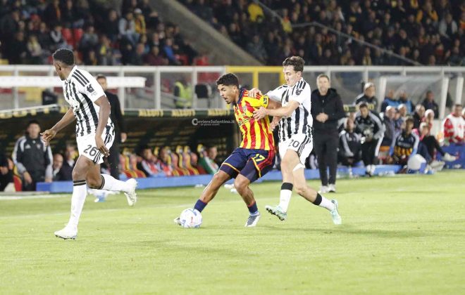 Il Lecce regala un tempo e la Juve lo punisce, ripresa arrembante ma il gol non arriva: 0 a 2 - Corriere Salentino