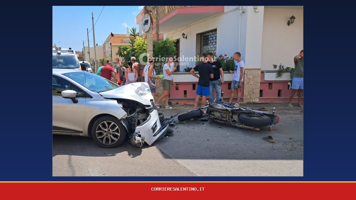 Scontro tra auto e moto: centauro 50enne in condizioni critiche ...
