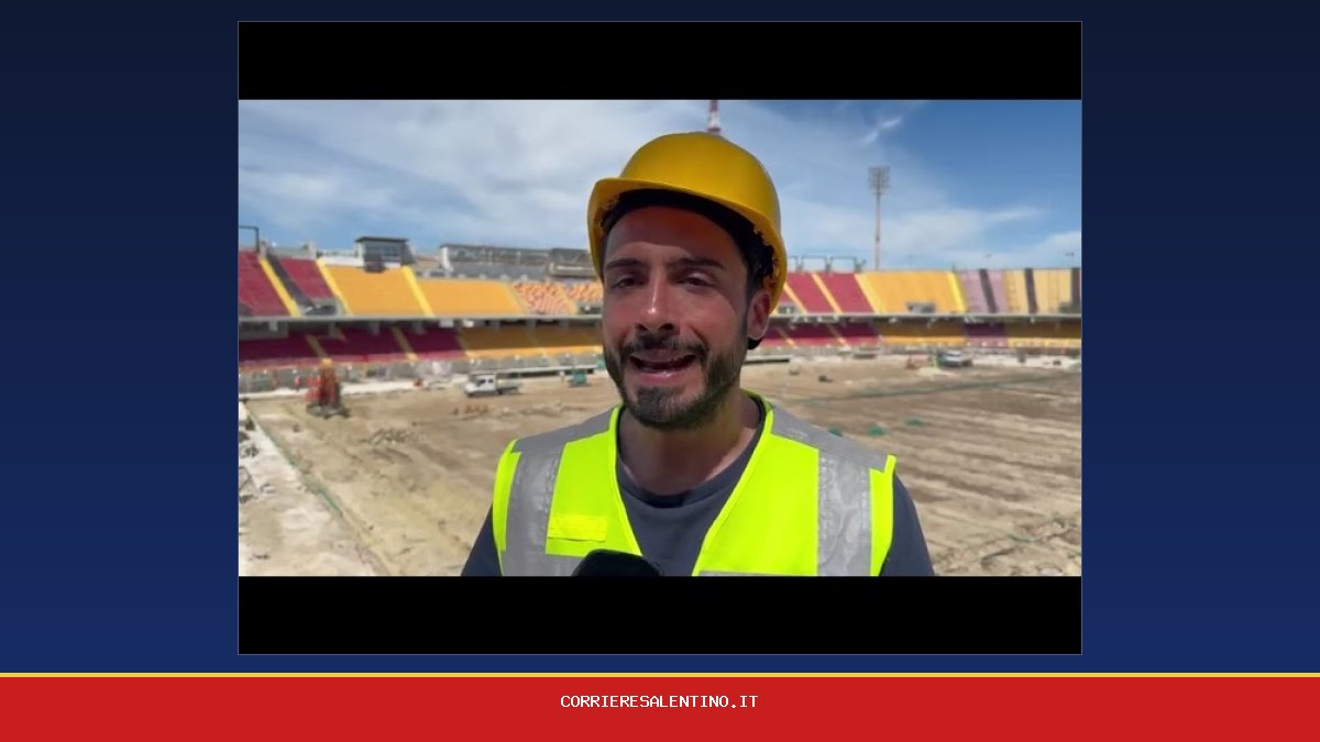 Stadio Via del Mare, il vicesindaco di Lecce Roberto Giordano Anguilla ...